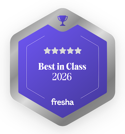 Fresha Best in Class Badge 2026 - Uncle Joes Barbers